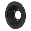 633-37009L Drilled/Slotted Brake Rotor [Black], 1992-2004 Multiple Makes/Models, Position: Rear Left - image 4