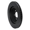 633-39017L Drilled/Slotted Brake Rotor [Black], Fits Select Mopar, Position: Front Left - image 4