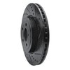 633-39017R Drilled/Slotted Brake Rotor [Black], Fits Select Mopar, Position: Front Right - image 2