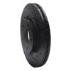 633-39023R Drilled/Slotted Brake Rotor [Black], Fits Select Multiple Makes/Models, Position: Front Right - image 2