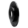 633-40008R Drilled/Slotted Brake Rotor [Black], 1988-1992 Mopar, Position: Rear Right - image 2