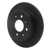 633-40017L Drilled/Slotted Brake Rotor [Black], 1998-2000 Mopar, Position: Front Left - image 2