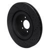 633-40022L Drilled/Slotted Brake Rotor [Black], 2003-2017 Mopar, Position: Front Left - image 4