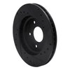 633-40024L Drilled/Slotted Brake Rotor [Black], 2007-2017 Multiple Makes/Models, Position: Front Left - image 4