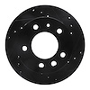 633-40041R Drilled/Slotted Brake Rotor [Black], 2002-2006 Multiple Makes/Models, Position: Fr Right,Front Right - image 1