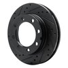 633-40051L Drilled/Slotted Brake Rotor [Black], 1977-1993 Multiple Makes/Models, Position: Front Left - image 2