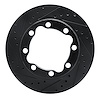 633-40052L Drilled/Slotted Brake Rotor [Black], 1992-2000 Multiple Makes/Models, Position: Front Left
