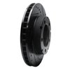 633-40057R Drilled/Slotted Brake Rotor [Black], 1980-1993 Mopar, Position: Front Right - image 2