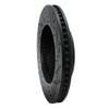 633-40100L Drilled/Slotted Brake Rotor [Black], 2003-2003 Mopar, Position: Front Left - image 4