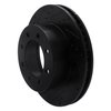 633-40102L Drilled/Slotted Brake Rotor [Black], 2003-2008 Mopar, Position: Front Left - image 2