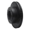 633-40110R Drilled/Slotted Brake Rotor [Black], Fits Select Mopar, Position: Front Right - image 2