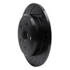 633-42004L Drilled/Slotted Brake Rotor [Black], Fits Select Mopar, Position: Rear Left - image 2
