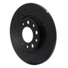 633-42012L Drilled/Slotted Brake Rotor [Black], Fits Select Mopar, Position: Rear Left - image 2