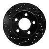 633-42015L Drilled/Slotted Brake Rotor [Black], 1980-1989 Multiple Makes/Models, Position: Front Left - image 1