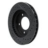 633-42016L Drilled/Slotted Brake Rotor [Black], 1974-1980 Multiple Makes/Models, Position: Front Left - image 4