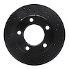 633-42017R Drilled/Slotted Brake Rotor [Black], 1976-1986 Mopar, Position: Front Right - image 1