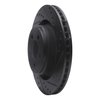 633-42021R Drilled/Slotted Brake Rotor [Black], 2011-2012 Mopar, Position: Front Right - image 2