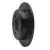 633-42023R Drilled/Slotted Brake Rotor [Black], 1993-1998 Mopar, Position: Rear Right - image 2