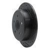 633-42029R Drilled/Slotted Brake Rotor [Black], 2007-2018 Mopar, Position: Rear Right - image 2