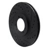 633-44001R Drilled/Slotted Brake Rotor [Black], 1996-2006 Mopar, Position: Front Right,Rear Right - image 2