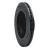 633-45001L Drilled/Slotted Brake Rotor [Black], 1977-1980 GM, Position: Rear Left - image 4