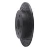 633-45015R Drilled/Slotted Brake Rotor [Black], 2011-2016 GM, Position: Rear Right - image 2