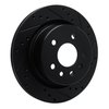 633-46002R Drilled/Slotted Brake Rotor [Black], 2001-2001 GM, Position: Rear Right - image 2