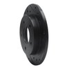 633-46003R Drilled/Slotted Brake Rotor [Black], 1986-1992 GM, Position: Rear Right - image 2
