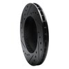 633-47018R Drilled/Slotted Brake Rotor [Black], 1985-1991 GM, Position: Front Right - image 4