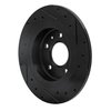 633-47044L Drilled/Slotted Brake Rotor [Black], 2011-2019 GM, Position: Rear Left - image 4