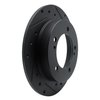 633-47058R Drilled/Slotted Brake Rotor [Black], 1983-1998 GM, Position: Front Right - image 2