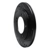 633-47060R Drilled/Slotted Brake Rotor [Black], 1999-2004 Multiple Makes/Models, Position: Front Right - image 2