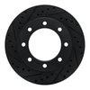 633-48003L Drilled/Slotted Brake Rotor [Black], 1977-2000 Multiple Makes/Models, Position: Front Left - image 2
