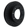 633-48003R Drilled/Slotted Brake Rotor [Black], 1977-2000 Multiple Makes/Models, Position: Front Right - image 3