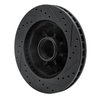 633-48004L Drilled/Slotted Brake Rotor [Black], 1971-1995 Multiple Makes/Models, Position: Front Left - image 4
