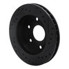 633-48008L Drilled/Slotted Brake Rotor [Black], 1988-2000 GM, Position: Front Left - image 4