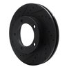 633-48027L Drilled/Slotted Brake Rotor [Black], 1994-2006 Multiple Makes/Models, Position: Front Left,Fr Left - image 3