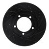 633-48027L Drilled/Slotted Brake Rotor [Black], 1994-2006 Multiple Makes/Models, Position: Front Left,Fr Left - image 4