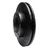 633-48027R Drilled/Slotted Brake Rotor [Black], 1994-2006 Multiple Makes/Models, Position: Front Right,Fr Right - image 1