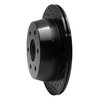 633-48037R Drilled/Slotted Brake Rotor [Black], 1999-2007 GM, Position: Rear Right - image 2