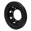 633-48064L Drilled/Slotted Brake Rotor [Black], 1971-1991 Multiple Makes/Models, Position: Front Left - image 4