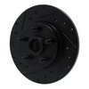 633-52002L Drilled/Slotted Brake Rotor [Black], 1984-1987 GM, Position: Front Left - image 2