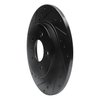 633-52026L Drilled/Slotted Brake Rotor [Black], 2005-2005 GM, Position: Rear Left - image 2