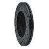 633-54001R Drilled/Slotted Brake Rotor [Black], 1990-2001 Ford/Lincoln/Mercury/Mazda, Position: Front Right - image 4