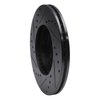 633-54002R Drilled/Slotted Brake Rotor [Black], 1990-2003 Ford/Lincoln/Mercury/Mazda, Position: Front Right - image 4