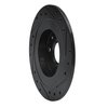 633-54003L Drilled/Slotted Brake Rotor [Black], 1990-2003 Ford/Lincoln/Mercury/Mazda, Position: Rear Left - image 4