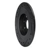 633-54003R Drilled/Slotted Brake Rotor [Black], 1990-2003 Ford/Lincoln/Mercury/Mazda, Position: Rear Right - image 4