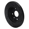 633-54004L Drilled/Slotted Brake Rotor [Black], 1994-1997 Ford/Lincoln/Mercury/Mazda, Position: Front Left - image 4