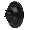 633-54008R Drilled/Slotted Brake Rotor [Black], 1968-1973 Ford/Lincoln/Mercury/Mazda, Position: Front Right - image 2