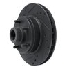633-54011L Drilled/Slotted Brake Rotor [Black], 1973-1973 Ford/Lincoln/Mercury/Mazda, Position: Front Left - image 2
